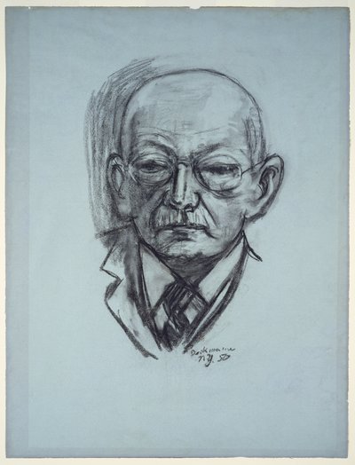 Portret Georga Swarzenskiego autorstwa Max Beckmann