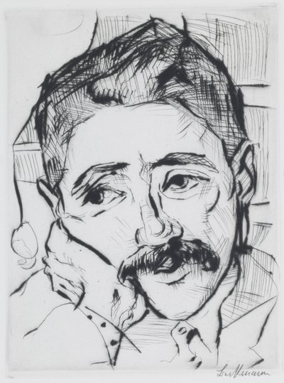 Portret Waltera Carla autorstwa Max Beckmann