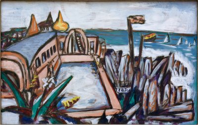 Basen Cap Martin autorstwa Max Beckmann