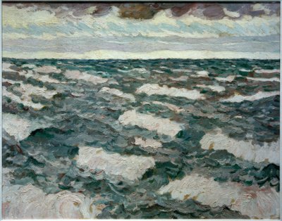 Jezioro wieczorem autorstwa Max Beckmann