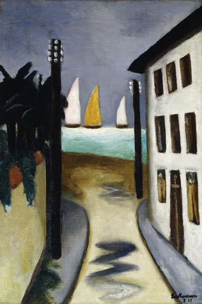 Mały krajobraz, Viareggio; Kleine Landschaft, Viareggio autorstwa Max Beckmann