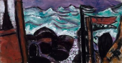 Małe wzburzone morze autorstwa Max Beckmann