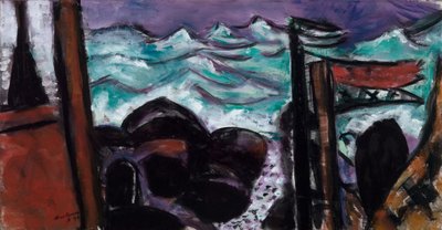 Małe wzburzone morze autorstwa Max Beckmann