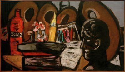 Martwa natura z paletami autorstwa Max Beckmann