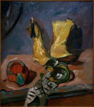 Martwa natura z żółtymi butami autorstwa Max Beckmann