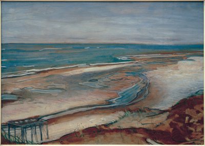 Krajobraz plaży autorstwa Max Beckmann