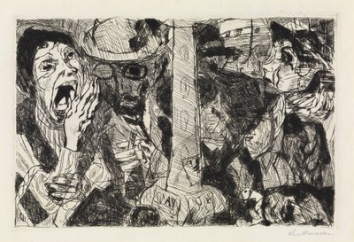 Ulica II autorstwa Max Beckmann