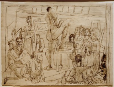 Studenten autorstwa Max Beckmann