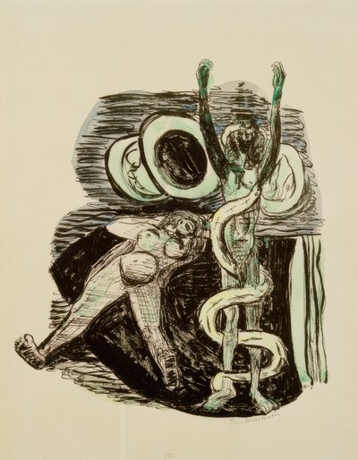 Upadek człowieka autorstwa Max Beckmann