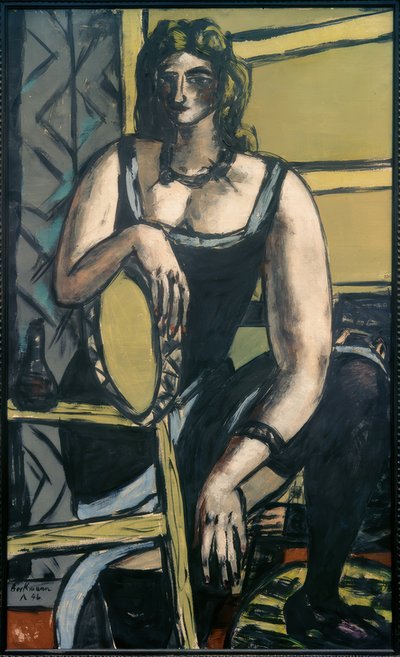 Tancerze z tamburynem autorstwa Max Beckmann