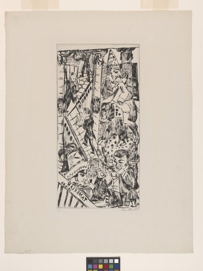 Tamerlana autorstwa Max Beckmann