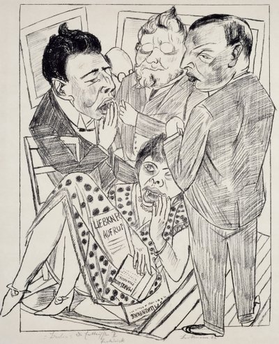 Rozczarowany II, Max Beckmann (1884-1950), litografia. Niemcy, XX wiek. autorstwa Max Beckmann
