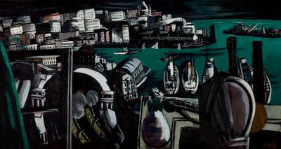 Port w Genui autorstwa Max Beckmann