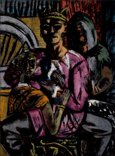 Król autorstwa Max Beckmann