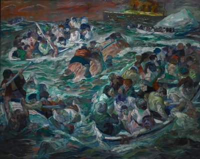 Zatonięcie Titanica autorstwa Max Beckmann