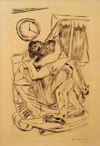Uścisk autorstwa Max Beckmann