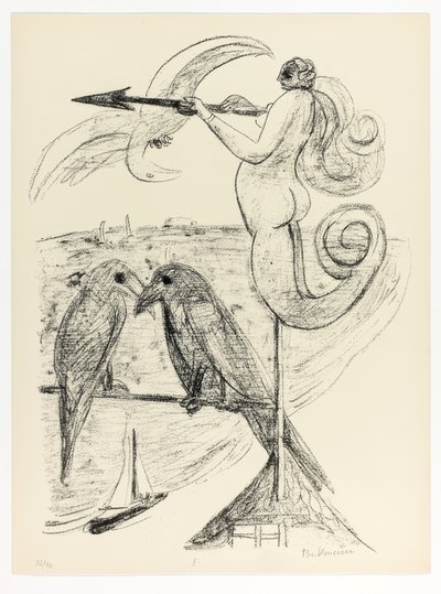 Wiatrowskaz, płyta druga z Day i Dream autorstwa Max Beckmann