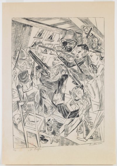 płyta 10: Ostatnie autorstwa Max Beckmann
