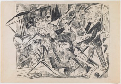 płyta 4: Męczeństwo autorstwa Max Beckmann