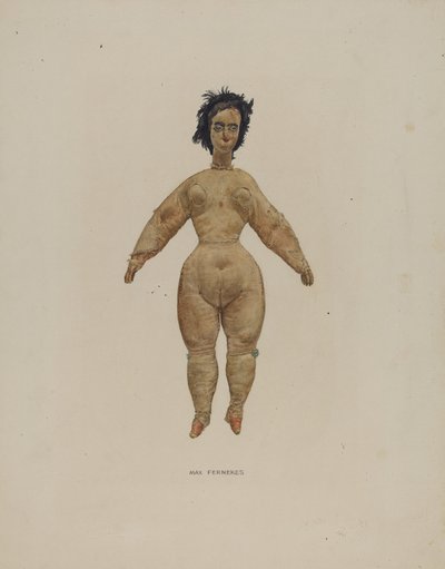 Naga lalka autorstwa Max Fernekes