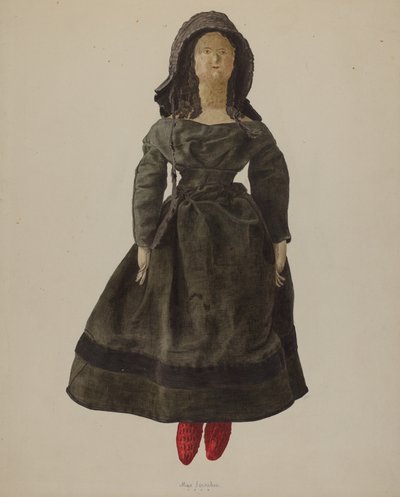 Lalka kwakier, 1938. autorstwa Max Fernekes