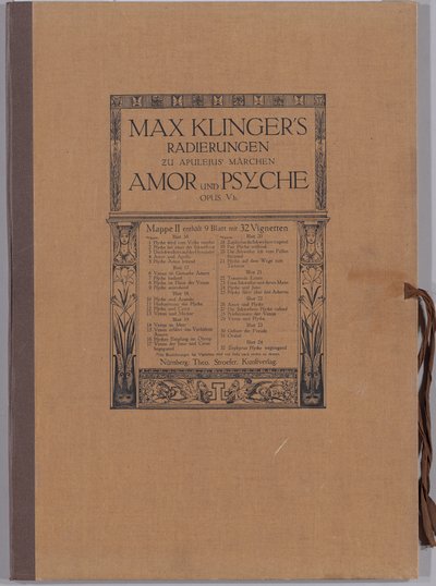 Kupidyn i Psyche [Opus Vb] autorstwa Max Klinger