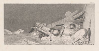 Obawy lękowe, 18781880. autorstwa Max Klinger