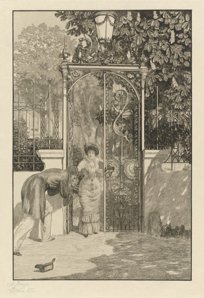 Przy Bramie Am Thor, 1887. autorstwa Max Klinger