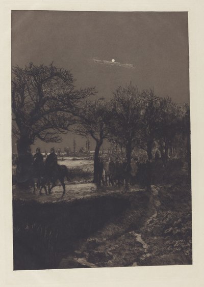 Märztage III Dni marcowe III, 1883. autorstwa Max Klinger