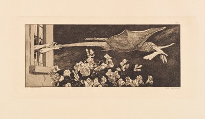 Opus VI, z Parafrazy o znalezieniu rękawicy, 1881. autorstwa Max Klinger