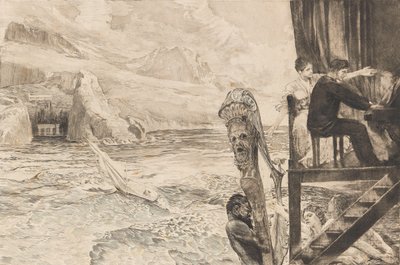 Opus XII, Fantazja Brahmsa, 1894. autorstwa Max Klinger