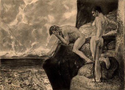 Opus XII, Fantazja Brahmsa, 1894. autorstwa Max Klinger
