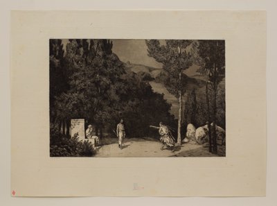 Pyramus i Thisbe III autorstwa Max Klinger