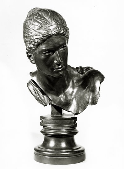 Głowa Cassandry, c.1895 (brąz) autorstwa Max Klinger