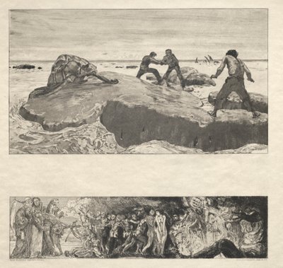 Vom Tode I, (Opus II, 1889) nr. 2 autorstwa Max Klinger