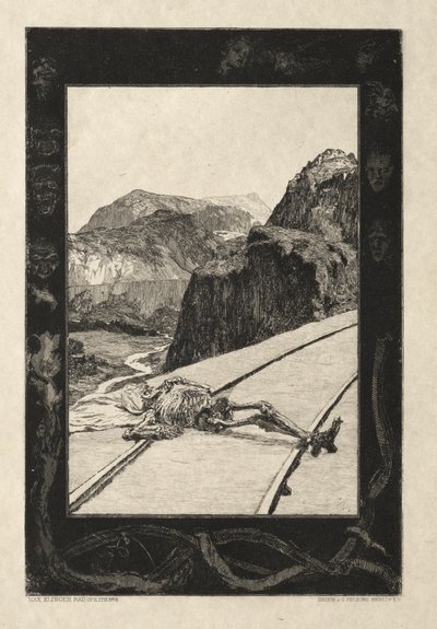 Oto Tode I, Opus I, 1889 nr. 8. autorstwa Max Klinger