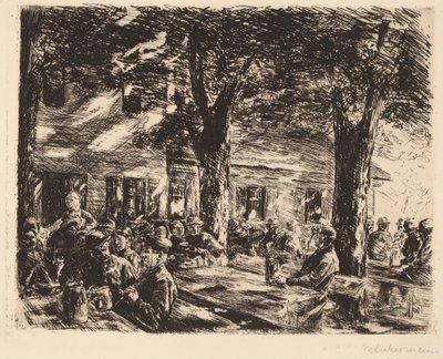 Ogród Tawerny w Rosenheim autorstwa Max Liebermann