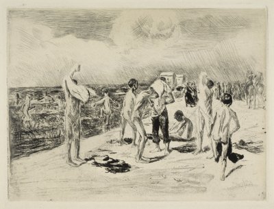 Kąpiący się chłopcy autorstwa Max Liebermann