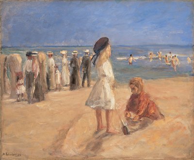 Życie na plaży, 1916. autorstwa Max Liebermann