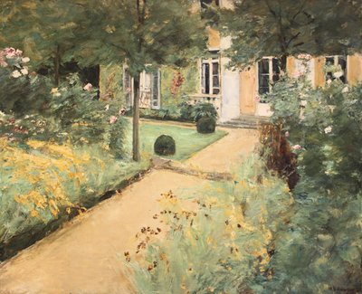 Berlin-Wannsee, Max Liebermann, ogród kuchenny w willi autorstwa Max Liebermann