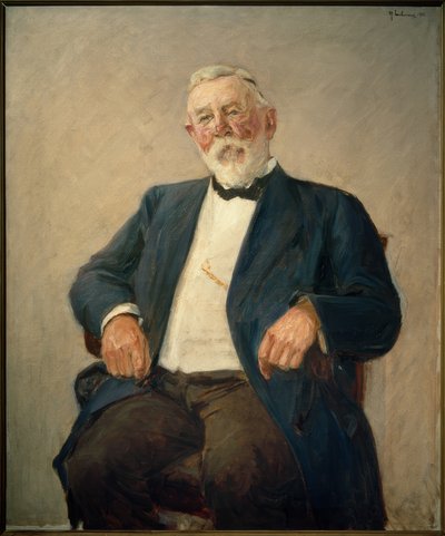 Portret Friedricha Kuhnta autorstwa Max Liebermann