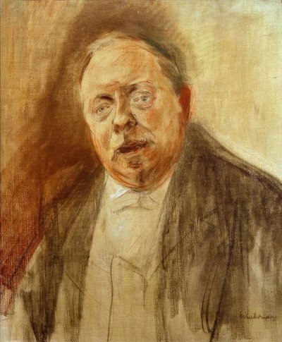 Studium portretowe barona Alfreda von Berger autorstwa Max Liebermann