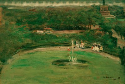 Widok z pracowni artysty na Königsplatz autorstwa Max Liebermann