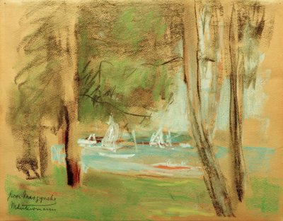 Łodzie na Wannsee autorstwa Max Liebermann