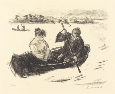 Kajakarstwo autorstwa Max Liebermann