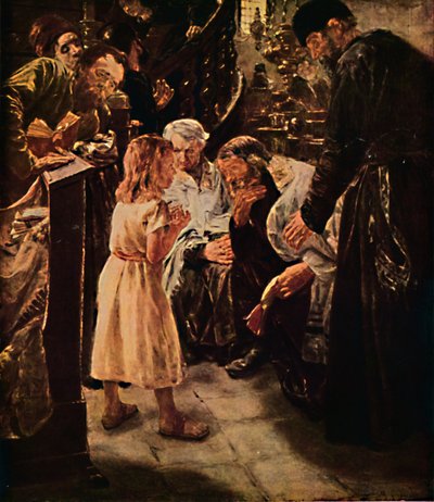 Chrystus w świątyni, 1879, 1914. autorstwa Max Liebermann