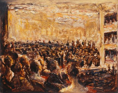 Koncert w Operze; Koncert w Operze, 1923 autorstwa Max Liebermann