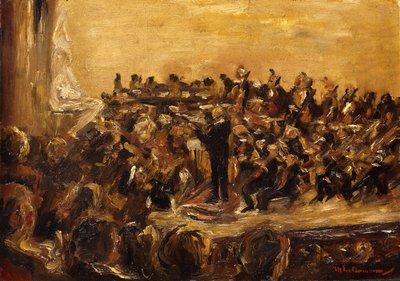 Koncert w Operze Narodowej Unter den Linden w Berlinie; Koncert symfoniczny w Operze Państwowej, Unter den Linden, Berlin, 1923 autorstwa Max Liebermann