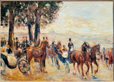 Corso auf dem Monte Pincio autorstwa Max Liebermann