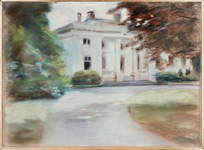 Wiejski dom Godeffroya w parku jeleni Nienstedten nad Łabą autorstwa Max Liebermann